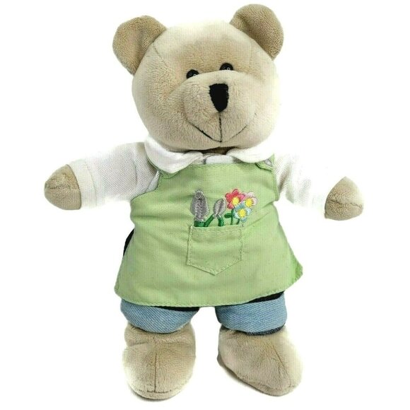 Starbucks Other - Starbucks Bearista Bear Gardener 10'' Jeans Apron Plush Stuffed Toy 47th Ed 2006